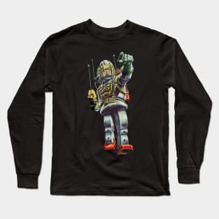 Vintage Rosko Toys Battery Astronaut Long Sleeve T-Shirt